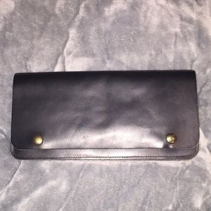 Black leather wallet